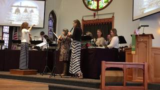 02232020 Angola United Methodist Church Handbell Choir [upl. by Hameerak957]