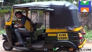 How to drive an Indian auto rickshaw✔ [upl. by Calva303]