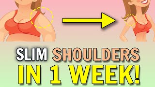 Slim Shoulder Size In 1 Week Challenge Shoulder Size Reduction Workout For Females [upl. by Eednar632]