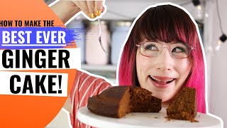 The ONLY Ginger Cake Recipe Youll Ever Need [upl. by Elleved]