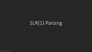 Compiler Design in Bangla  SLR1 Parsing CSE [upl. by Amoihc855]