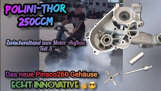 PoliniThor 250ccm Zwischenstand und das neue innovative Pinasco260 Gehäuse ☝️🤓 [upl. by Finer]