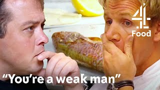 Ramsay to Owner quotYoure a Weak Manquot  Ramsays Kitchen Nightmares [upl. by Fira791]