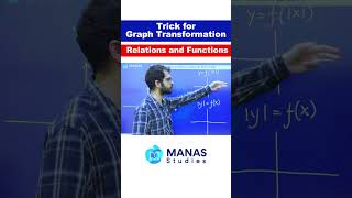 Trick for Graph Transformation  Relations and Functions shorts neet mathstricks [upl. by Cobby]