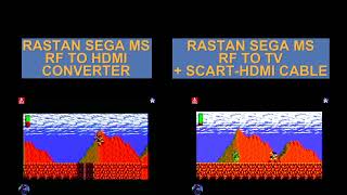 MODULATORE RF TO HDMI VS RFTV TO SCARTHDMI CONVERTER CABLE [upl. by Einnoc]