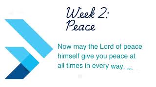 Advent Week 2 Peace Day 13  DEC 13 [upl. by Emsoc]