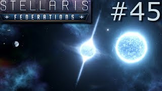 45 Defeat The Nanite Swarm  Stellaris Federations Modded Gameplay w Wolfdemon [upl. by Orlosky]