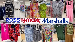 TJ MAXX amp MARSHALLS SHOP WITH ME 2024 TRENDY CLOTHES SHOPPING DRESSES NEW FINDS shopping tjmaxx [upl. by Sirdna]