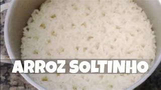 Receita de ARROZ BRANCO SOLTINHO [upl. by Rennug]