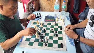 Basilan No1 Edgar Sarabia vs Eduard Sumergido StaCruz ChessClub Zamboanga City Chess Blitz [upl. by Areivax]