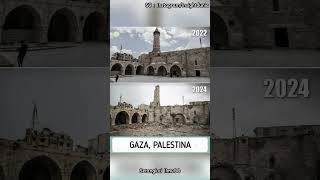 GAZA 2022 VS 2024😭😭 savegazapalestine palestine [upl. by Naruq]