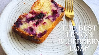 Unveiling the Secret Ingredient The Ultimate Moist Lemon Blueberry Loaf Recipe [upl. by Darian]