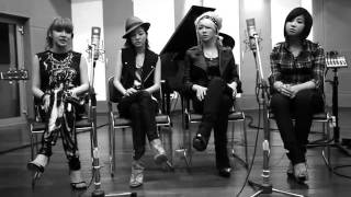 2NE1 Lonely Acoustic LIVE [upl. by Yelhs]