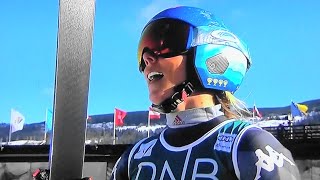 Mikaela Shiffrin  Overall World Cup Champion  Downhill  Kvitfjell [upl. by Bessie]