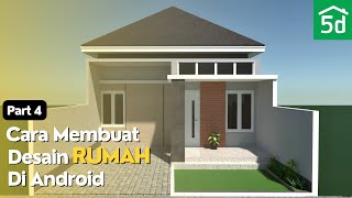 Part 4 Cara Membuat Desain Rumah Di Android  Tutorial Planner 5d Pemula [upl. by Niki319]