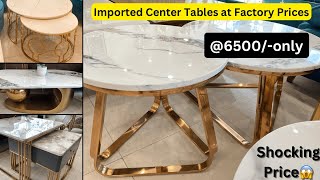 Imported Center Tables at Factory Prices  Shocking Price  SHIRF  Furniture in Dehradun [upl. by Doralin]