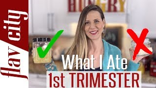 What I Ate In The First Trimester  Healthy Pregnancy Recipes amp Diet Tips [upl. by Artima]