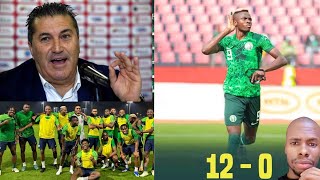 Nigeria 120 Al Gharbia fc Super Eagles put a dozen goal past Dubai opponent in first 4rndly  more [upl. by Seto]