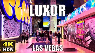 Luxor Las Vegas Walk  February 2024 [upl. by Yelekreb]