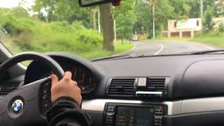 bmw e46 330d rain fun part 2 [upl. by Kwapong11]