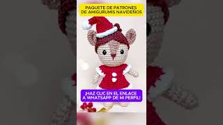 PAQUETE DE PATRONES AMIGURUMIS NAVIDEÑOS PASO A PASO  Como Tejer Amigurumis Paso A Paso En Español [upl. by Vera742]