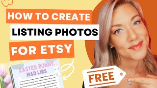 How to Make Listing Photos on Etsy Using Canva for Digital Printables FREE [upl. by Oconnor]