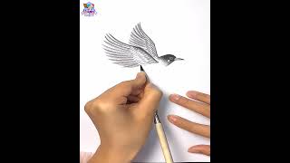 BOSQUEJO de COLIBRÍ 🕊️🕊️ drawing [upl. by Annyahs]