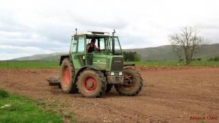 Rolling the Tilth with Fendt 310 LSA [upl. by Nessim]