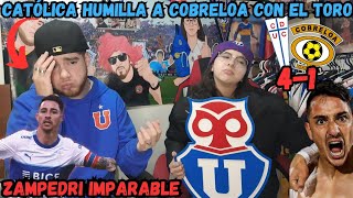 UCatólica vs Cobreloa 41  Goles y Resumen Completo  Reacción de Hinchas [upl. by Maloy]