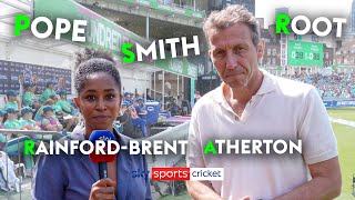 Michael Atherton and Ebony RainfordBrent take on A to Z cricketers challenge 👀 [upl. by Nnasus795]