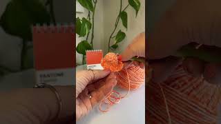 crochet mini cowboy hat with me 🤠 crochet crochettutorial diy cowboyhat crochetamigurumi [upl. by Pincince]