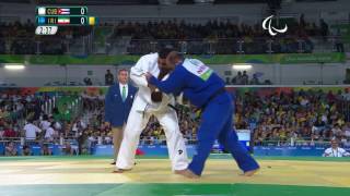 Judo  Cuba v Iran  Mens 100 kg Quarterfinal  Rio 2016 Paralympic Games [upl. by Eelesor492]