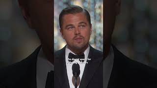 Oscar Winner Leonardo DiCaprio  Best Actor for The Revenant [upl. by Ayalahs]