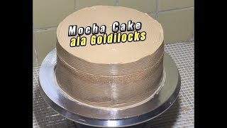 MOCHA CAKE RECIPE ala GOLDILOCKS PANLASANG PINOY MOCHA CAKE ala GOLDILOCKS [upl. by Lawford]