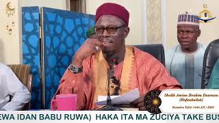 Ramadan Tafsir  Sheikh Aminu Ibrahim Daurawa [upl. by Izabel]