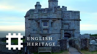 Postcard from Pendennis Castle Cornwall  England Drone Footage [upl. by Alburg]