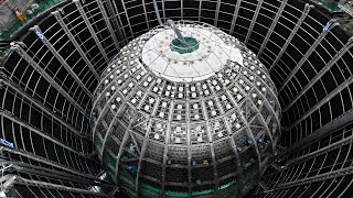 World’s largest neutrino detector sphere completed in China [upl. by Zoarah851]