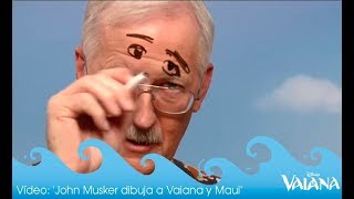 Vaiana  Vídeo John Musker dibuja a Vaiana y Maui  Disney Oficial [upl. by Wash]