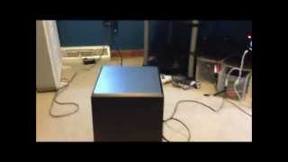 Acoustic Audio 8quot 300 watt Powered Subwoofer Review [upl. by Danna]