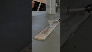 SMOOTH OPERATOR CREAMY bullfloat concrete construction concretefinishing rattlestick diy [upl. by Ybrad]