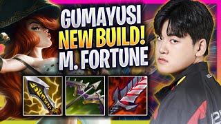 GUMAYUSI TRIES NEW MISS FORTUNE BUILD  T1 Gumayusi Plays Miss Fortune ADC vs Ezreal [upl. by Abrahams]