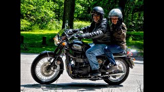 My first ride on my 790 2006 Triumph Bonneville [upl. by Oryaj]