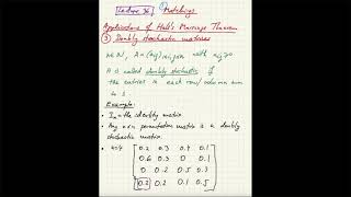 36 Combinatorics Intro Halls Marriage Theorem Birkhoffvon Neumann Hungarian Algorithm [upl. by Coit]