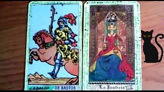 Combinaciones tarot con el CABALLO de Bastos  ARCANOS MAYORES Por TARA [upl. by Atsirak201]