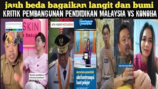 pembangunan pendidikan Indonesia tak macam di Malaysia netizen Konoha koyak‼️ [upl. by Enidanreb206]