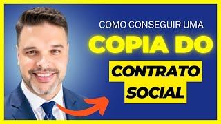 Como conseguir uma cópia do Contrato Social ou da Alteração contratual  Jucerja [upl. by Yniattirb693]