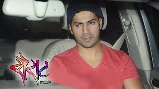 Varun Dhawan At Sairat Movie Screening [upl. by Datnow927]