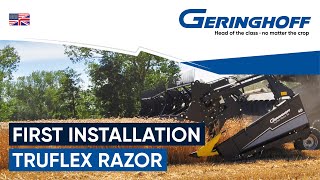 Geringhoff TruFlex Razor I First Installation I English [upl. by Corso]