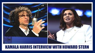 Kamala Harris’ Revealing Interview with Howard Stern Unfiltered amp Unmissable” [upl. by Submuloc373]