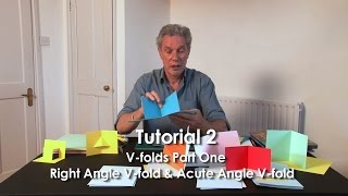 PopUp Tutorial 2  Vfolds Part 1 Right Angle Vfold amp Acute Angle Vfold [upl. by Ardnohs501]